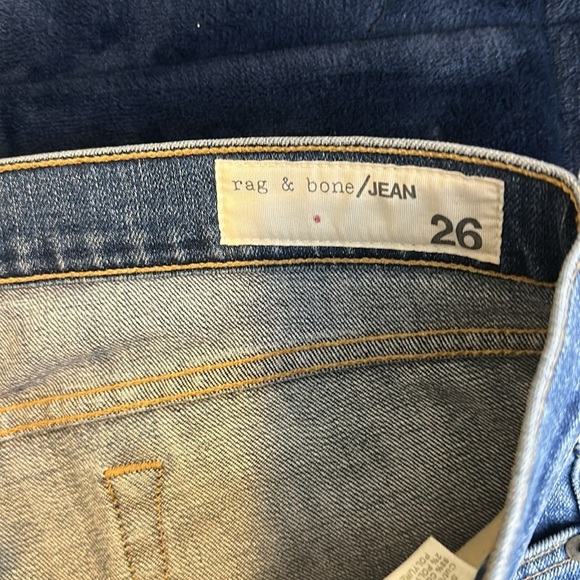 Rag & Bone Tomboy Jeans Sunderland Wash Sz26 Like New - Picture 7 of 10